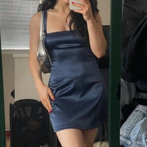 Dark blue dress
